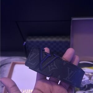 Louis Vuitton Dark Monogram Belt